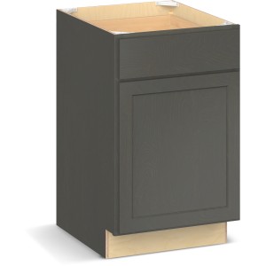 RELIABILT Parkstone II Base Cabinet, Slate Stained, 21" W, 1 Door 1 Drawer, Fully Assembled - 641052 | Lowe's Pro Supply
